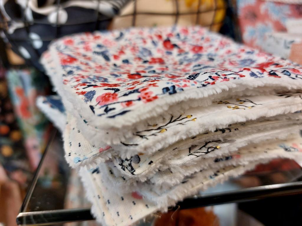 lingettes dmaquillante en bambou petite citrouille 